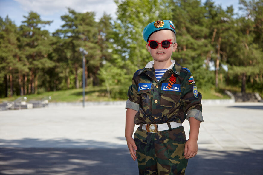 Celebration Of The Airborne Troops Of Russia In A Provincial Town