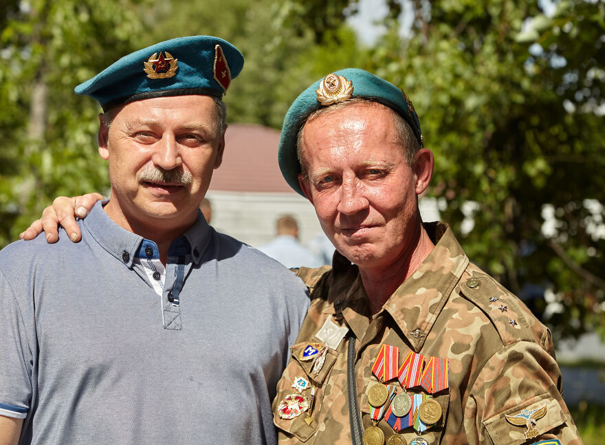 Celebration Of The Airborne Troops Of Russia In A Provincial Town