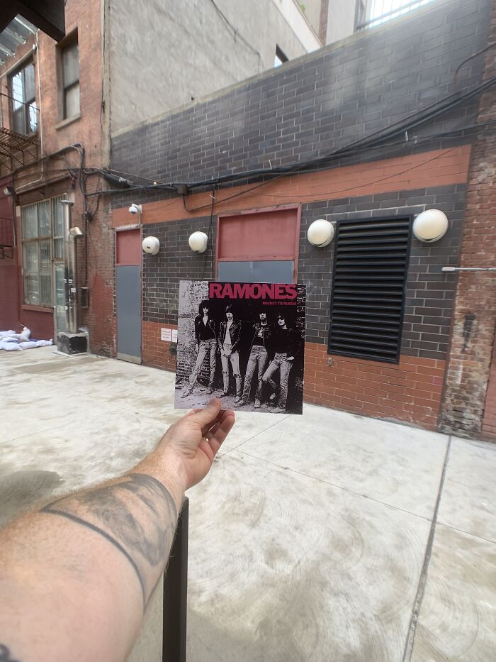 The Ramones, 1977 For The Cover Of Their Album Rocket To Russia. Original Photo By Danny Fields