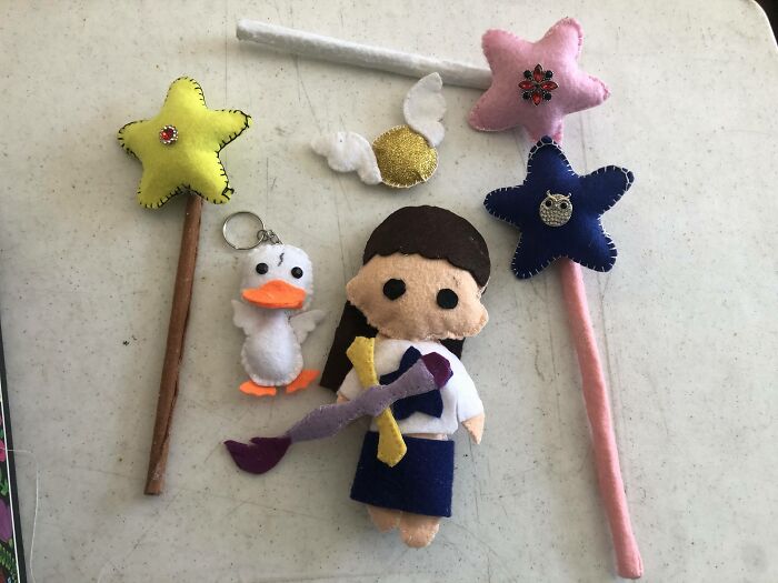 Felt Toys. Since 2021. Actually I Am Selling Snitch And Duck In Kids Parties With Some Hekp.