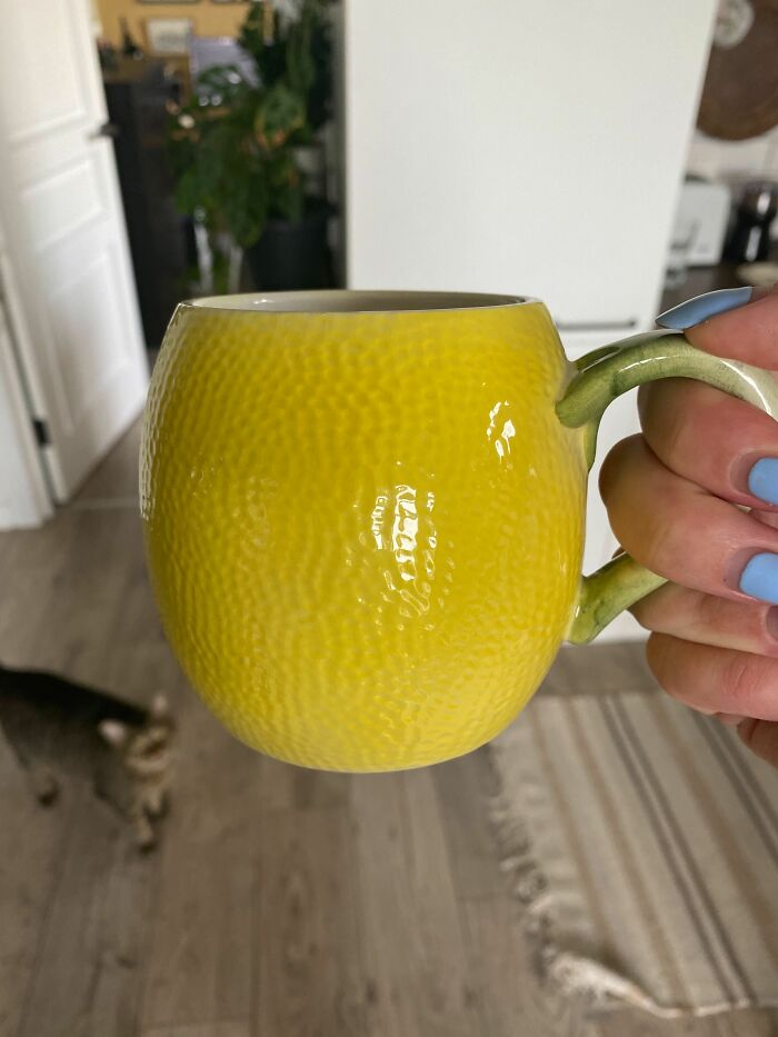 Found This Mug At A Thrift Store, It Looks Like A Lemon And I Love It