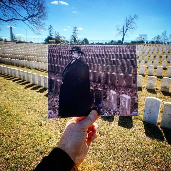 The Notorious B.i.g, January 24th, 1997, Cypress Hills Cemetery In Queens. Taken By Michael Lavine