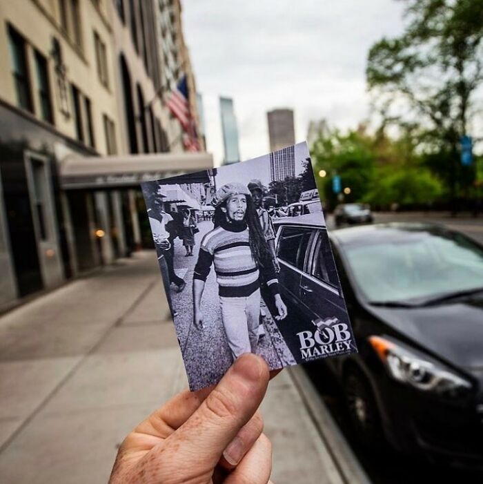 Bob Marley. This Picture Was Taken On September 20th, 1980, Outside Of The Essex House During The Uprising Tour