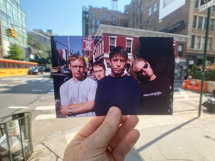 Here’s The Foo Fighters Back In July Of 2001 In NYC. Taken By David Corio