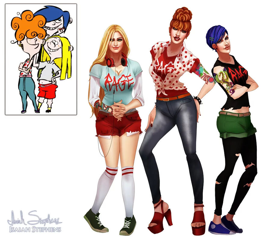 Kanker Sisters From Ed, Edd n Eddy