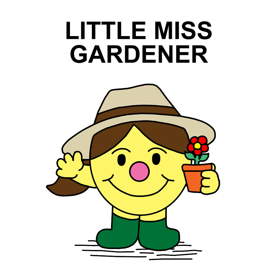 Little Miss And Mr. Men: 32 Illustrations By Me