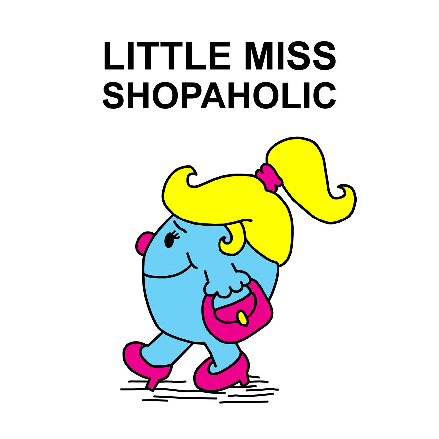 Little Miss And Mr. Men: 32 Illustrations By Me
