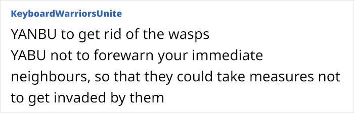 Neighbor Calls This Mom "Evil" For Asking Pest Control To Remove A Wasp Nest To Protect Her 5 Y.O. Kid, She Wonders If She's A Jerk For Doing So