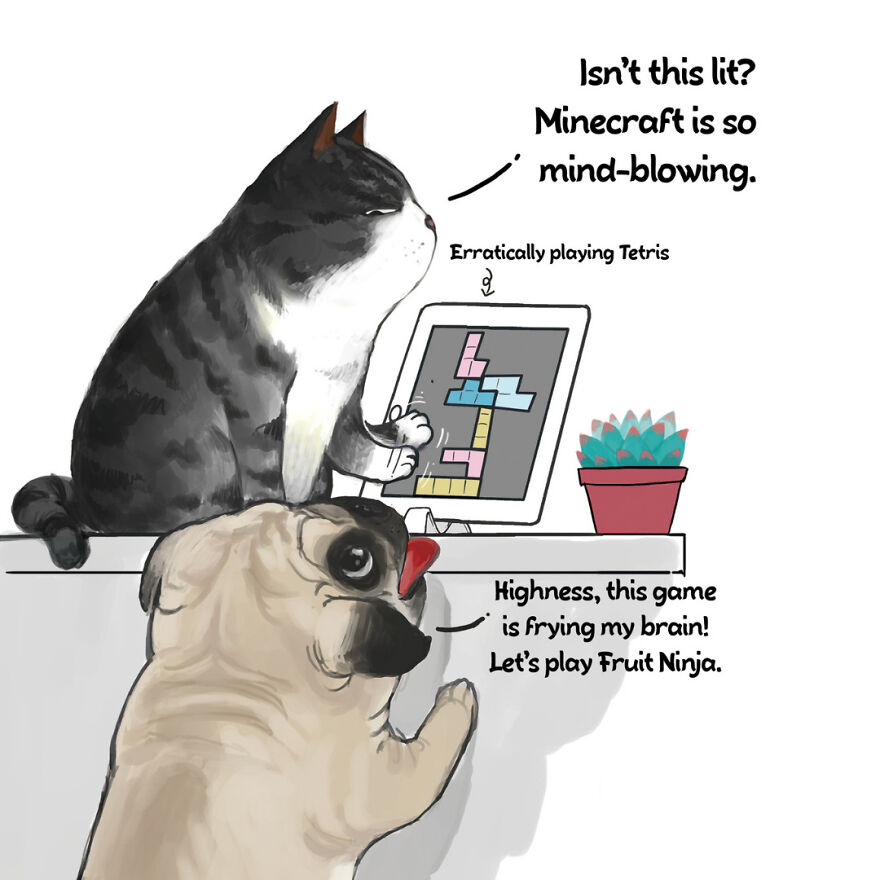 New Comic Book Series Following A Sarcastic Cat And Naive Pug To Launch In The U.S. After Selling Over 3 Million Copies In China! New Comic Book Series Following A Sarcastic Cat And Naive Pug To Launch In The U.S. After Selling Over 3 Million Copies In China!