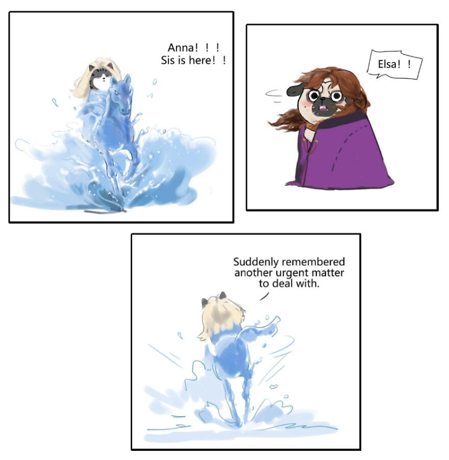 New Comic Book Series Following A Sarcastic Cat And Naive Pug To Launch In The U.S. After Selling Over 3 Million Copies In China! New Comic Book Series Following A Sarcastic Cat And Naive Pug To Launch In The U.S. After Selling Over 3 Million Copies In China!