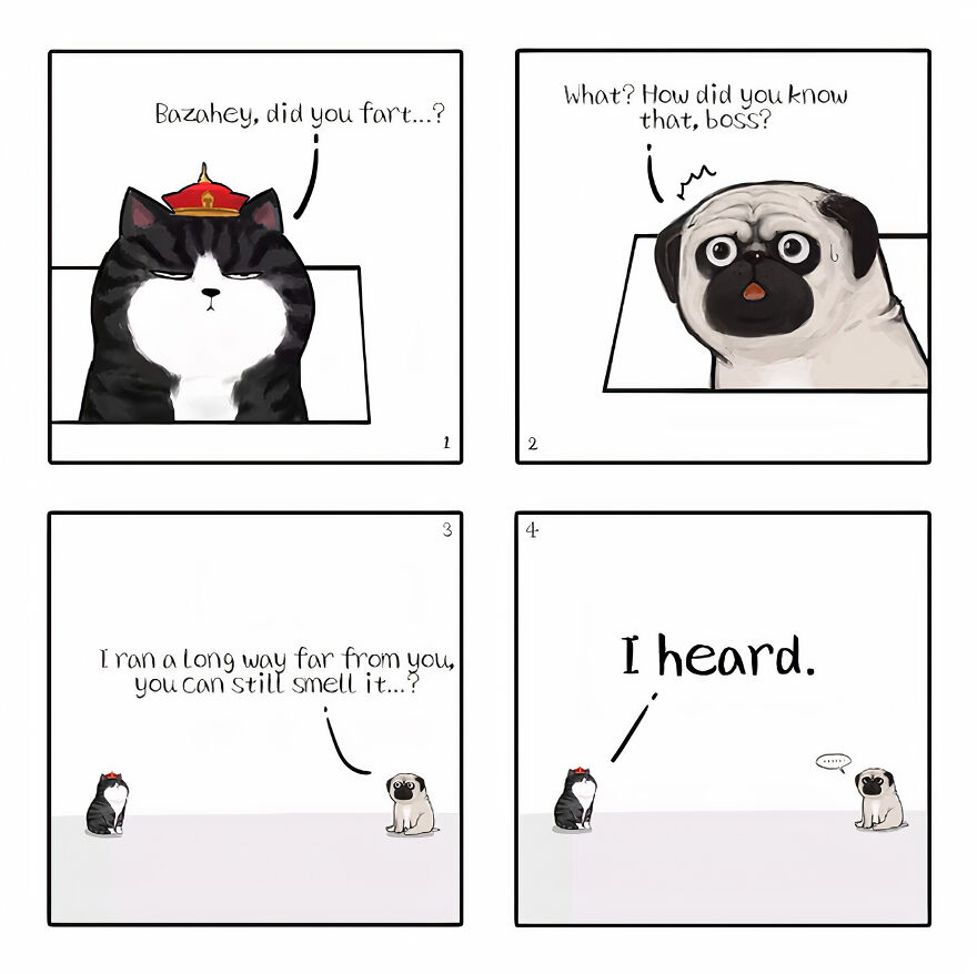 New Comic Book Series Following A Sarcastic Cat And Naive Pug To Launch In The U.S. After Selling Over 3 Million Copies In China! New Comic Book Series Following A Sarcastic Cat And Naive Pug To Launch In The U.S. After Selling Over 3 Million Copies In China!