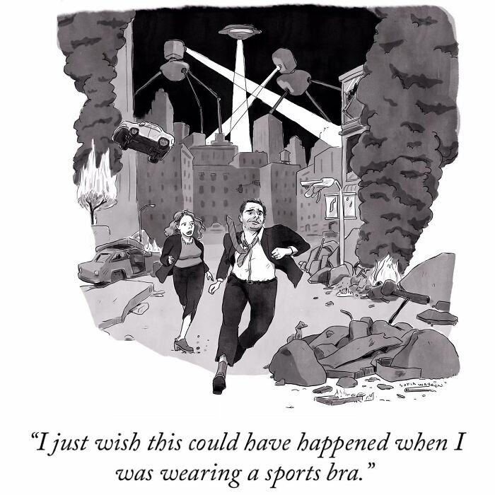 New Yorker Cartoonist Draws Hilariously Clever Comics