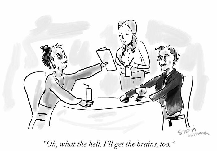 New Yorker Cartoonist Draws Hilariously Clever Comics