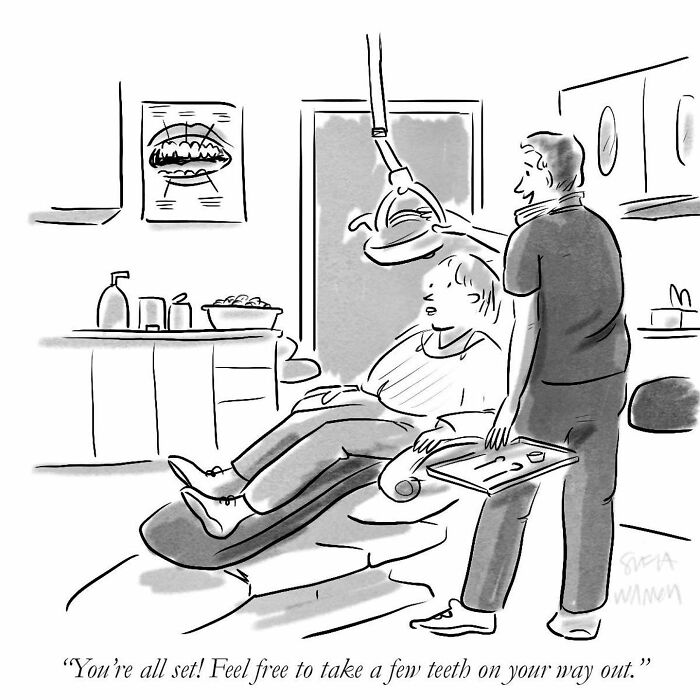 New Yorker Cartoonist Draws Hilariously Clever Comics