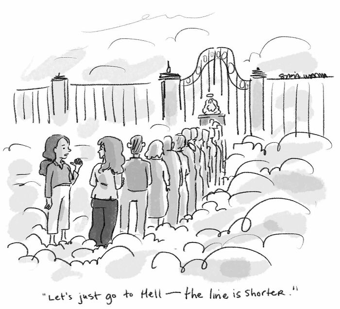 New Yorker Cartoonist Draws Hilariously Clever Comics
