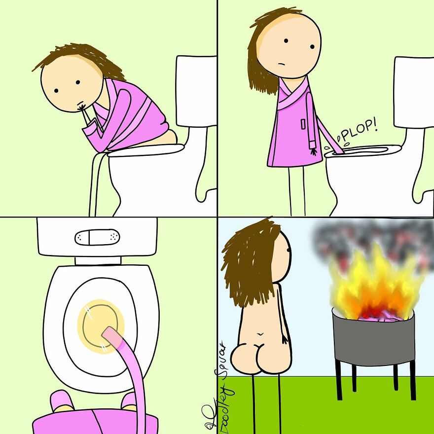 New Witty Comics From The Australian Artist That Every Woman Can Relate To