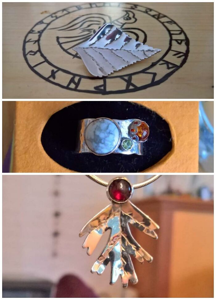 I Made A Set Of Silver Jewelry For My Girlfriend. Now Working On 6 Other Projects...