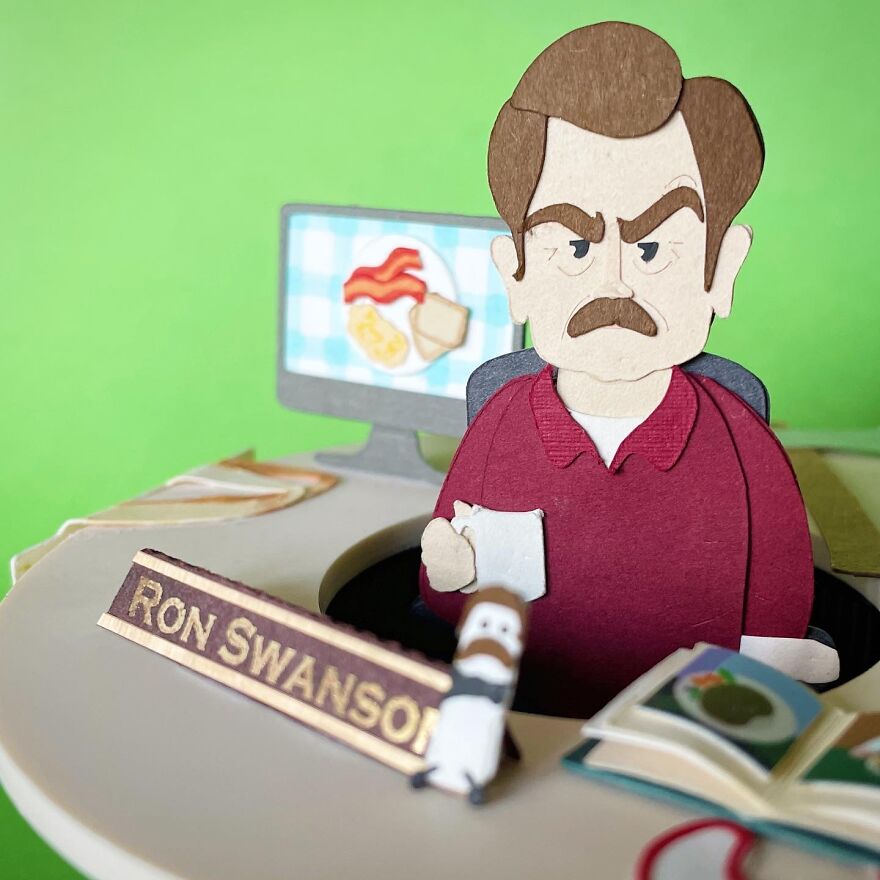 I Used Paper Art To Create The Characters Of Popular TV Shows (31 Pics)
