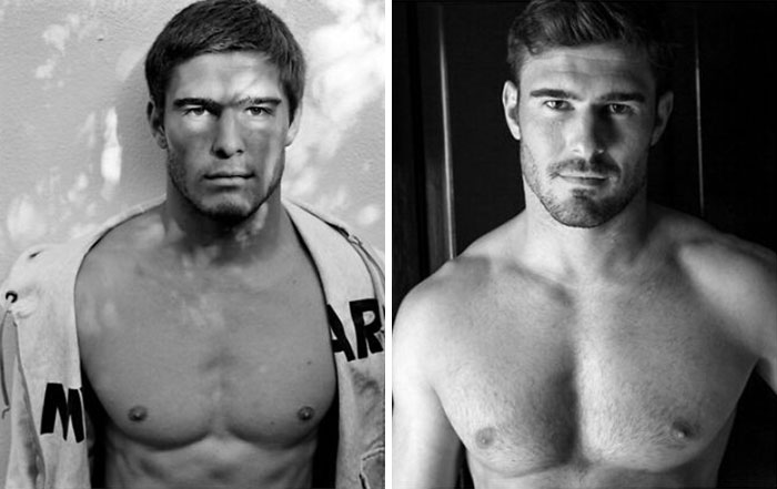 &ldquo;Now & Then&rdquo;: Celebrity Photographer Takes Photos Of Male Models Decades Apart (14 Pics)