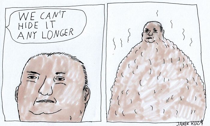 The Bizarre But Sincere Comics Of A Polish Artist About Our Society
