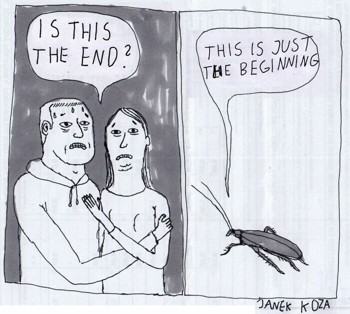 The Bizarre But Sincere Comics Of A Polish Artist About Our Society