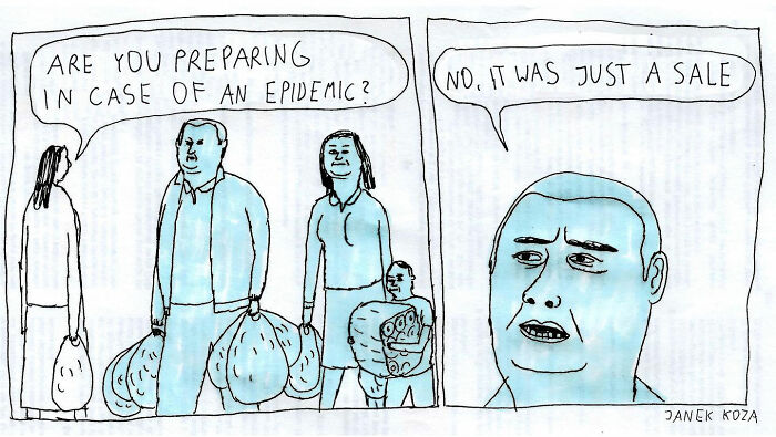The Bizarre But Sincere Comics Of A Polish Artist About Our Society