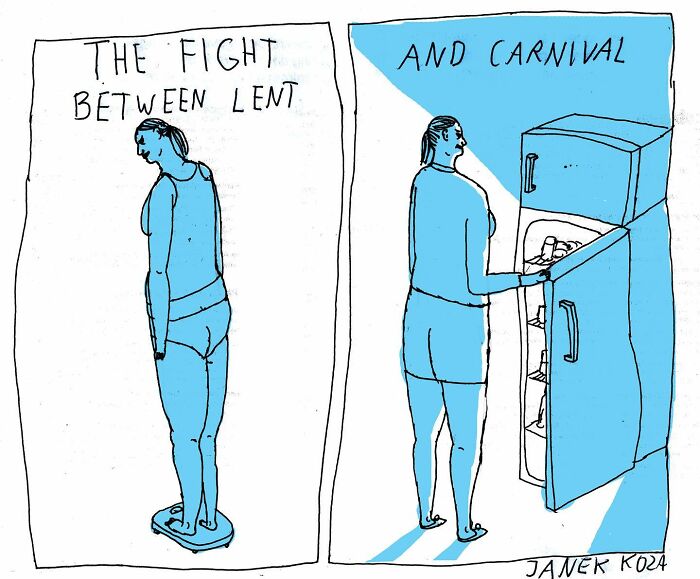 The Bizarre But Sincere Comics Of A Polish Artist About Our Society
