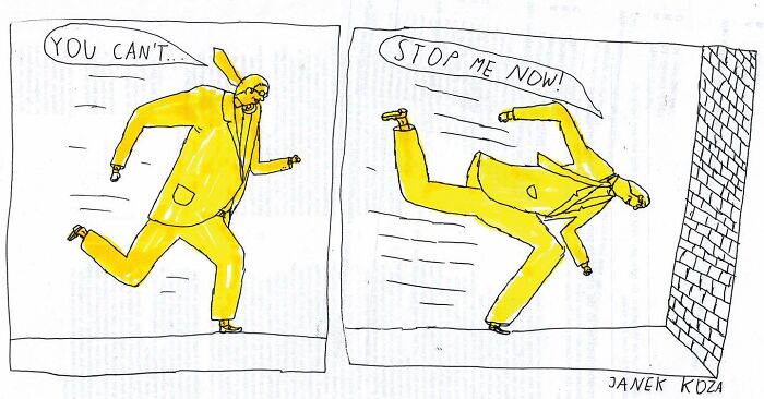 The Bizarre But Sincere Comics Of A Polish Artist About Our Society