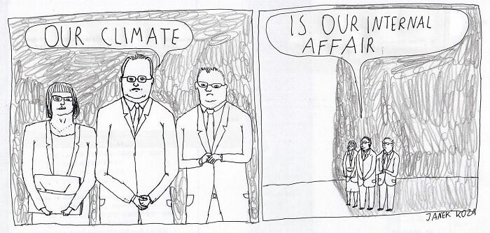 The Bizarre But Sincere Comics Of A Polish Artist About Our Society