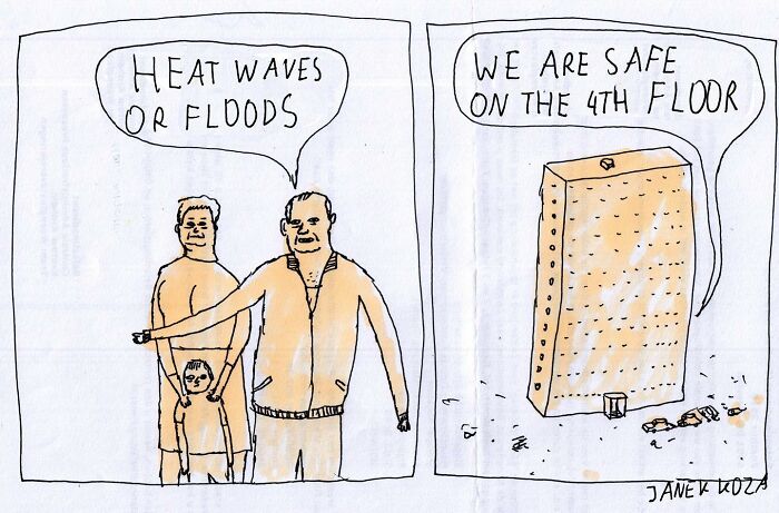 The Bizarre But Sincere Comics Of A Polish Artist About Our Society