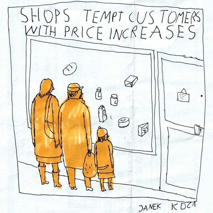 The Bizarre But Sincere Comics Of A Polish Artist About Our Society