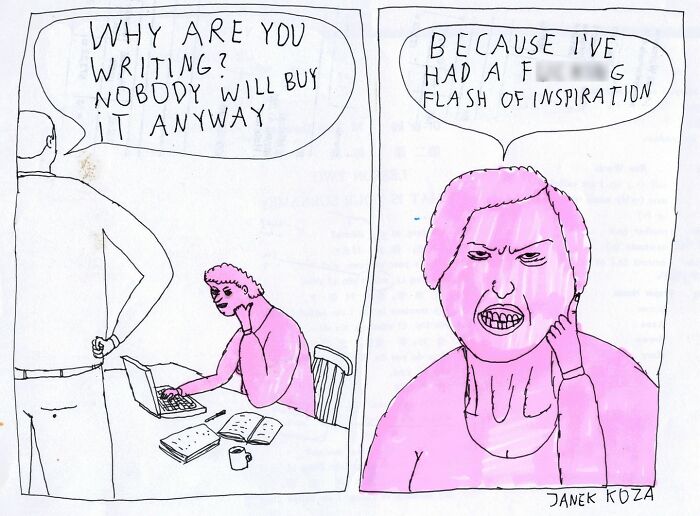 The Bizarre But Sincere Comics Of A Polish Artist About Our Society