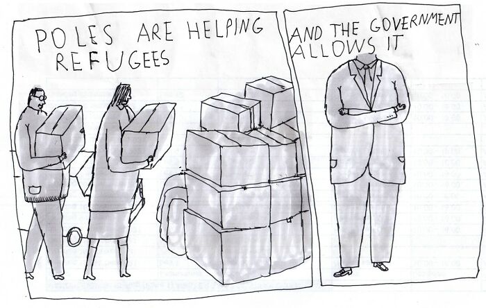 The Bizarre But Sincere Comics Of A Polish Artist About Our Society