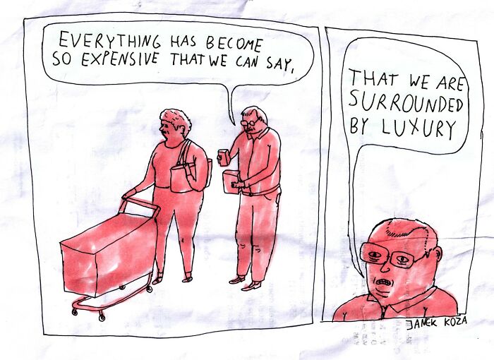 The Bizarre But Sincere Comics Of A Polish Artist About Our Society