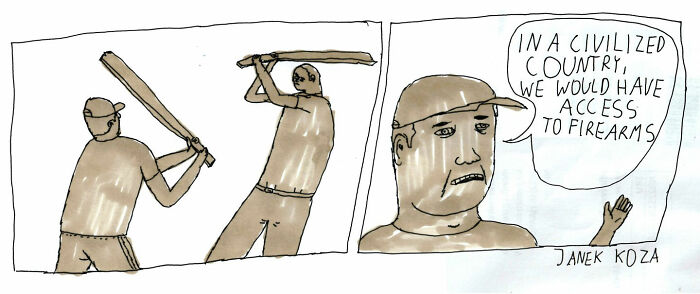 The Bizarre But Sincere Comics Of A Polish Artist About Our Society