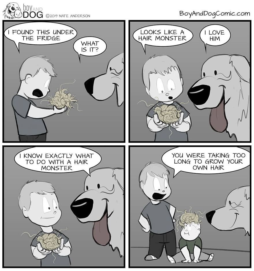 These Adorable Comics About The Friendship Between A Dog And A Baby Are Too Easy To Relate To(New Comics)