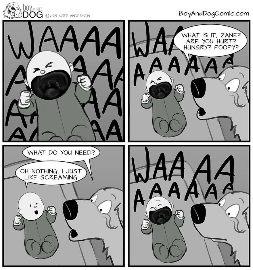 These Adorable Comics About The Friendship Between A Dog And A Baby Are Too Easy To Relate To(New Comics)