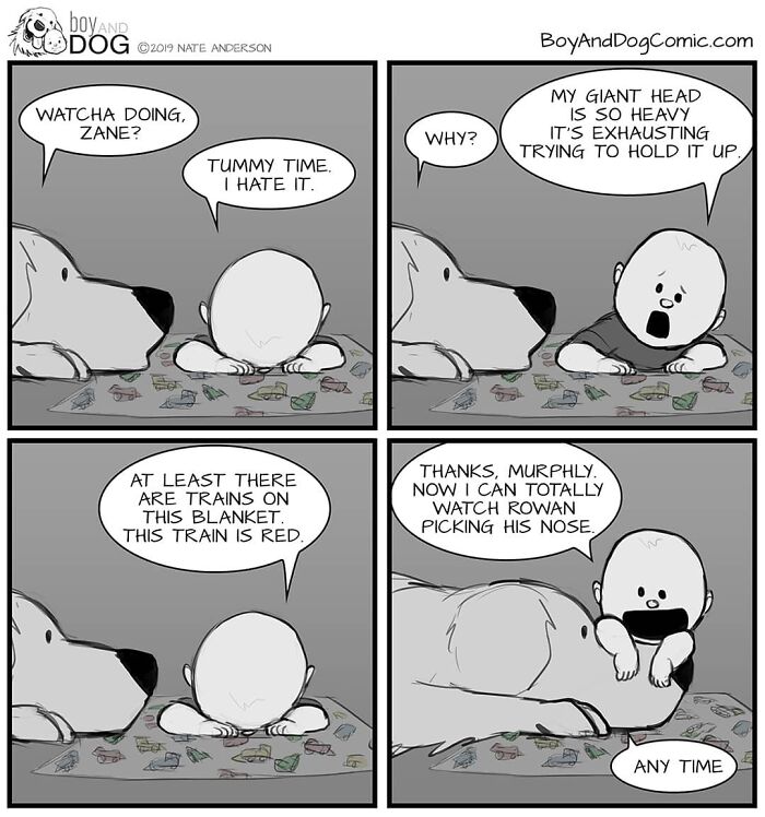 These Adorable Comics About The Friendship Between A Dog And A Baby Are Too Easy To Relate To(New Comics)
