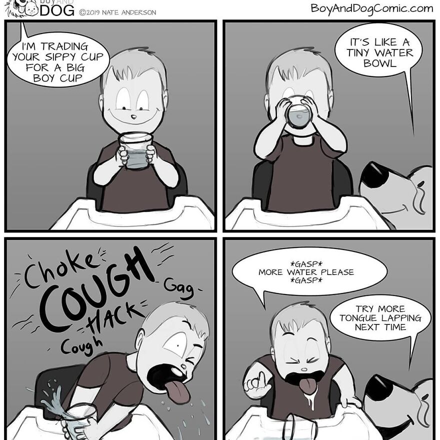 These Adorable Comics About The Friendship Between A Dog And A Baby Are Too Easy To Relate To(New Comics)