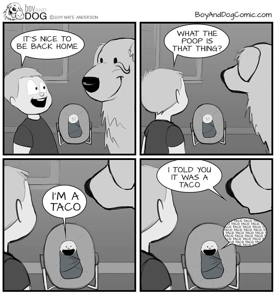These Adorable Comics About The Friendship Between A Dog And A Baby Are Too Easy To Relate To(New Comics)