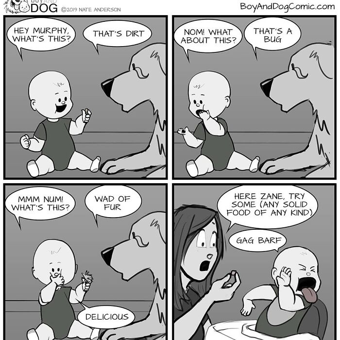 These Adorable Comics About The Friendship Between A Dog And A Baby Are Too Easy To Relate To(New Comics)