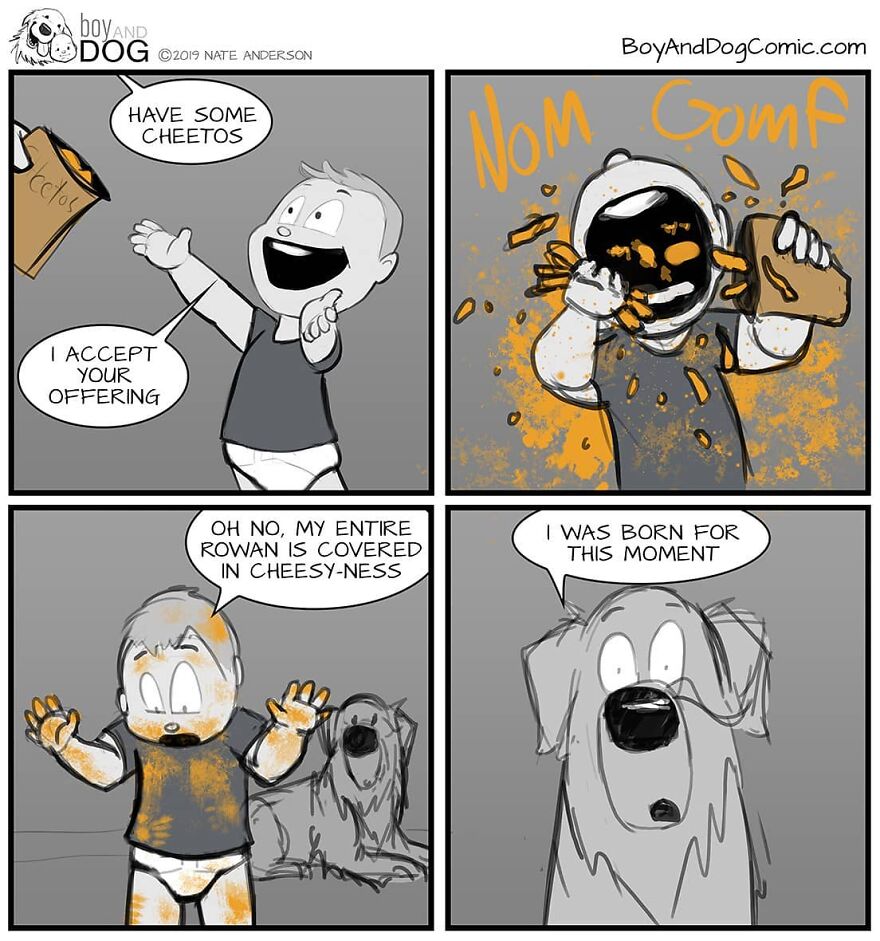 These Adorable Comics About The Friendship Between A Dog And A Baby Are Too Easy To Relate To(New Comics)