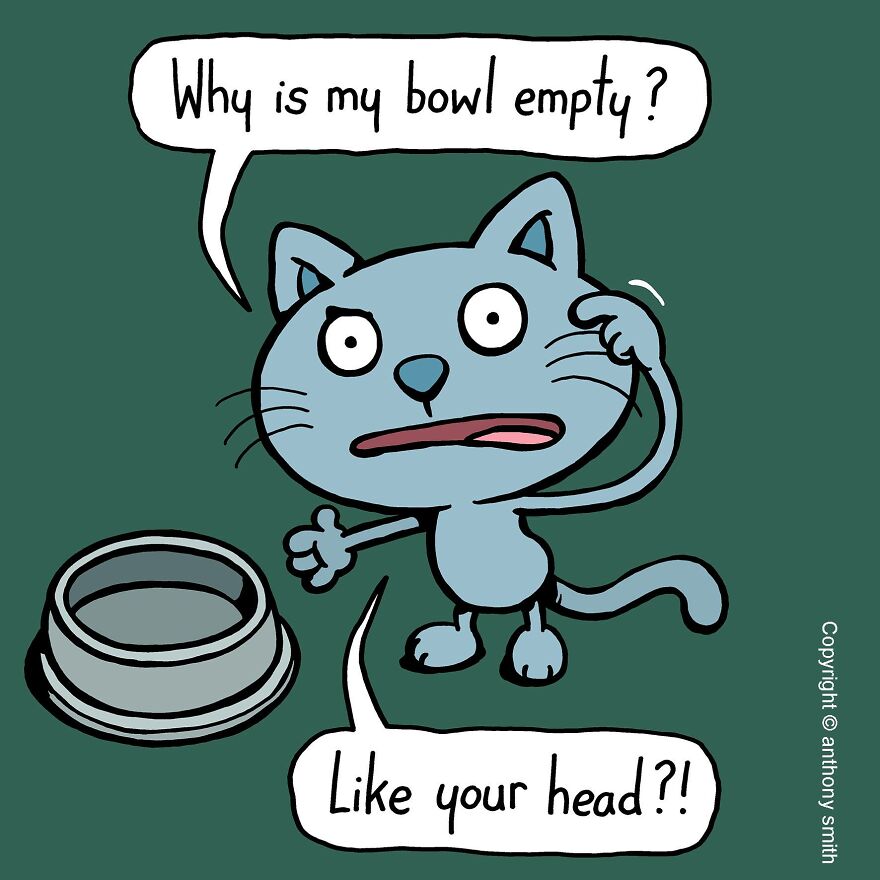 This Artist Perfectly Illustrates Your Cat's "Cattitude"-Interview With Artist