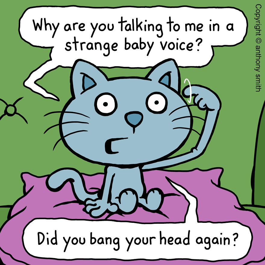 This Artist Perfectly Illustrates Your Cat's "Cattitude"-Interview With Artist