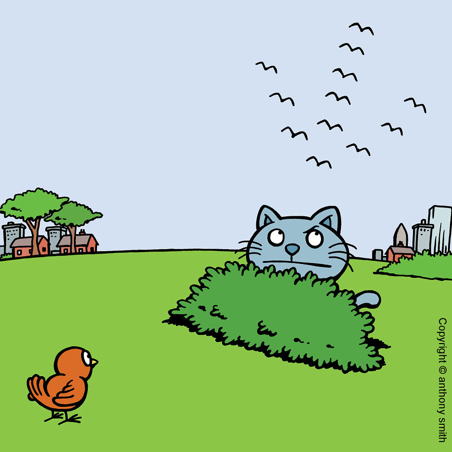 This Artist Perfectly Illustrates Your Cat's "Cattitude"-Interview With Artist