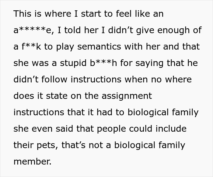 Teen Doesn&rsquo;t Listen When His Teacher Asks Him To Make A Biological Family Tree When He&rsquo;s Adopted And Gets The Lowest Grade