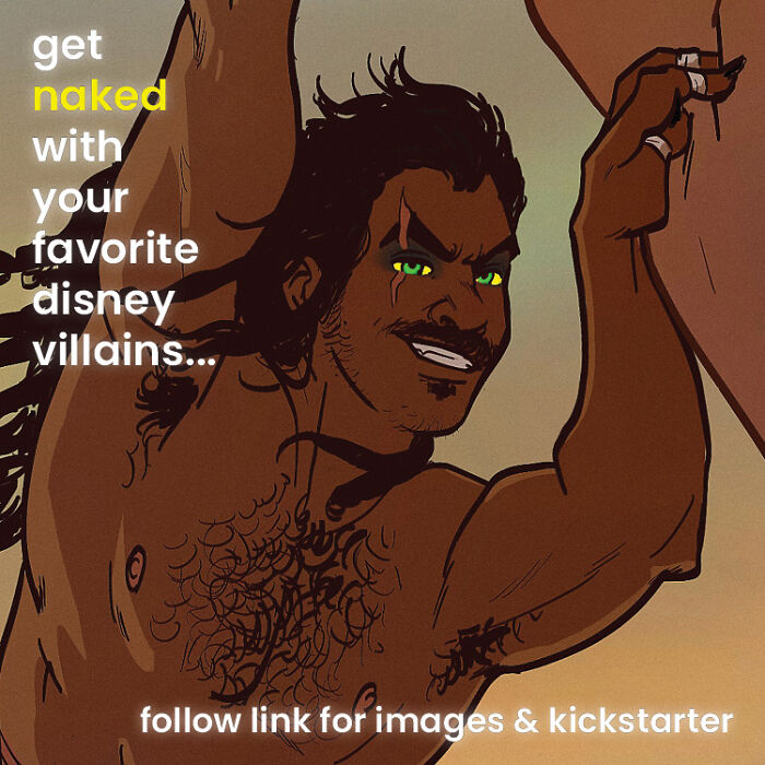 I Am Producing An Art Project Of Male Sports Pin-UPS Inspired By Disney Villains