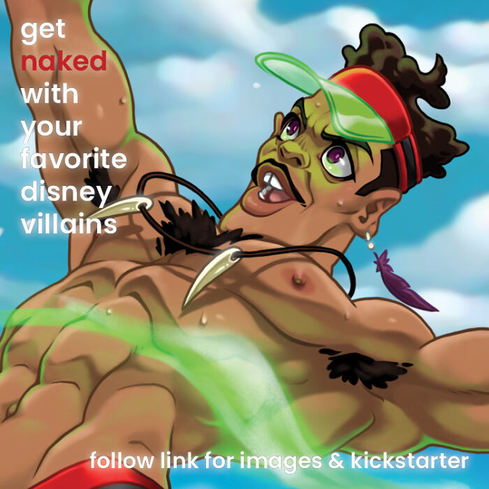 I Am Producing An Art Project Of Male Sports Pin-UPS Inspired By Disney Villains