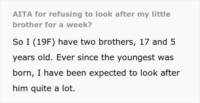Woman Has Packed Uni Schedule But Her Parents Still Expect Her To Take Care Of Her Little Brother, Drama Ensues When She Refuses Woman Has Packed Uni Schedule But Her Parents Still Expect Her To Take Care Of Her Little Brother, Drama Ensues When She Refuses