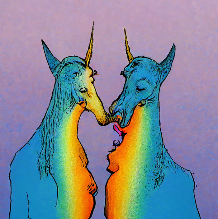 I Use An Ai To Create More Than 100 Unreal Unicorns Pics In Diff Styles - Like - As You Please